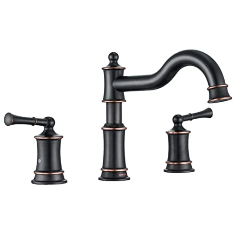 Roman Bathtub Faucet Deck Mount Tub Faucet for Bathroom Widespread Elegant Classic Spout with 3 Holes 2 Handle Valve Cartridge
Roman Bathtub Faucet Deck Mount Tub Faucet for Bathroom Widespread Elegant Classic Spout with 3 Holes 2 Handle Valve Cartridge