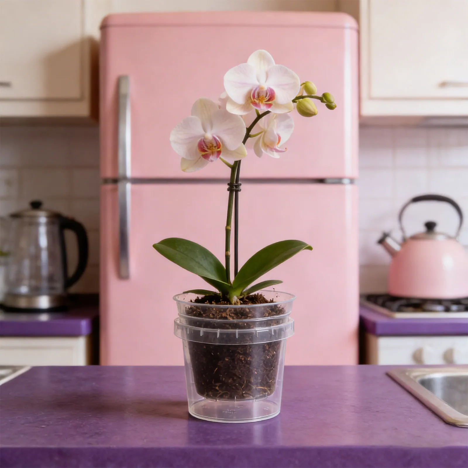 5Sets Clear High Transparency Round Orchid Pots Breathable Plastic Planters Nursery Pots Slotted Design Root Airflow Indoor
5Sets Clear High Transparency Round Orchid Pots Breathable Plastic Planters Nursery Pots Slotted Design Root Airflow Indoor