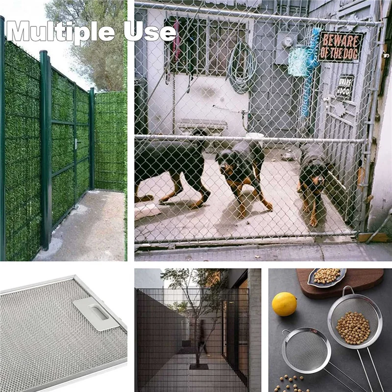 ABLK 4Pc 21Cmx30cm Silver Wire Mesh Sturdy Metal Mesh Sheets For DIY Projects 304 Stainless Steel No Rust Mesh Screen
ABLK 4Pc 21Cmx30cm Silver Wire Mesh Sturdy Metal Mesh Sheets For DIY Projects 304 Stainless Steel No Rust Mesh Screen