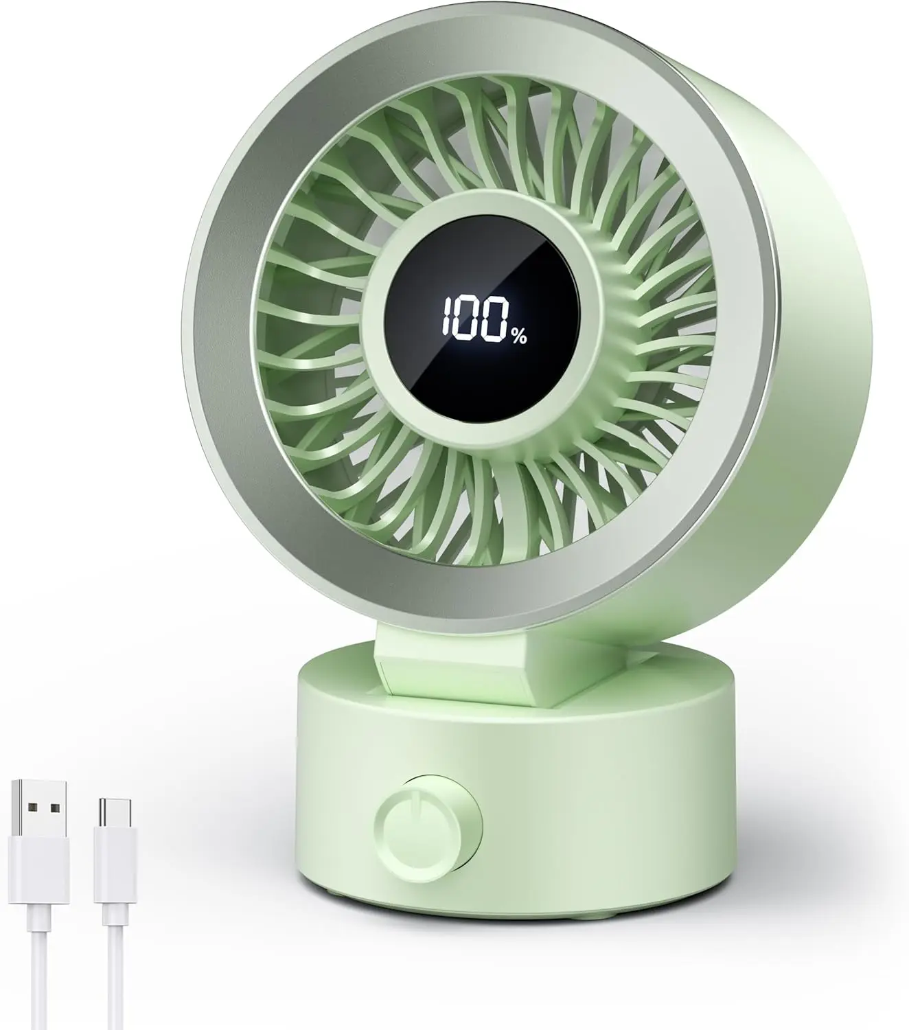 Desk Fan Small Quiet: Table Fan Rechargeable With 1200mAh Battery & USB Powered, Portable For Office Desktop
Desk Fan Small Quiet: Table Fan Rechargeable With 1200mAh Battery & USB Powered, Portable For Office Desktop