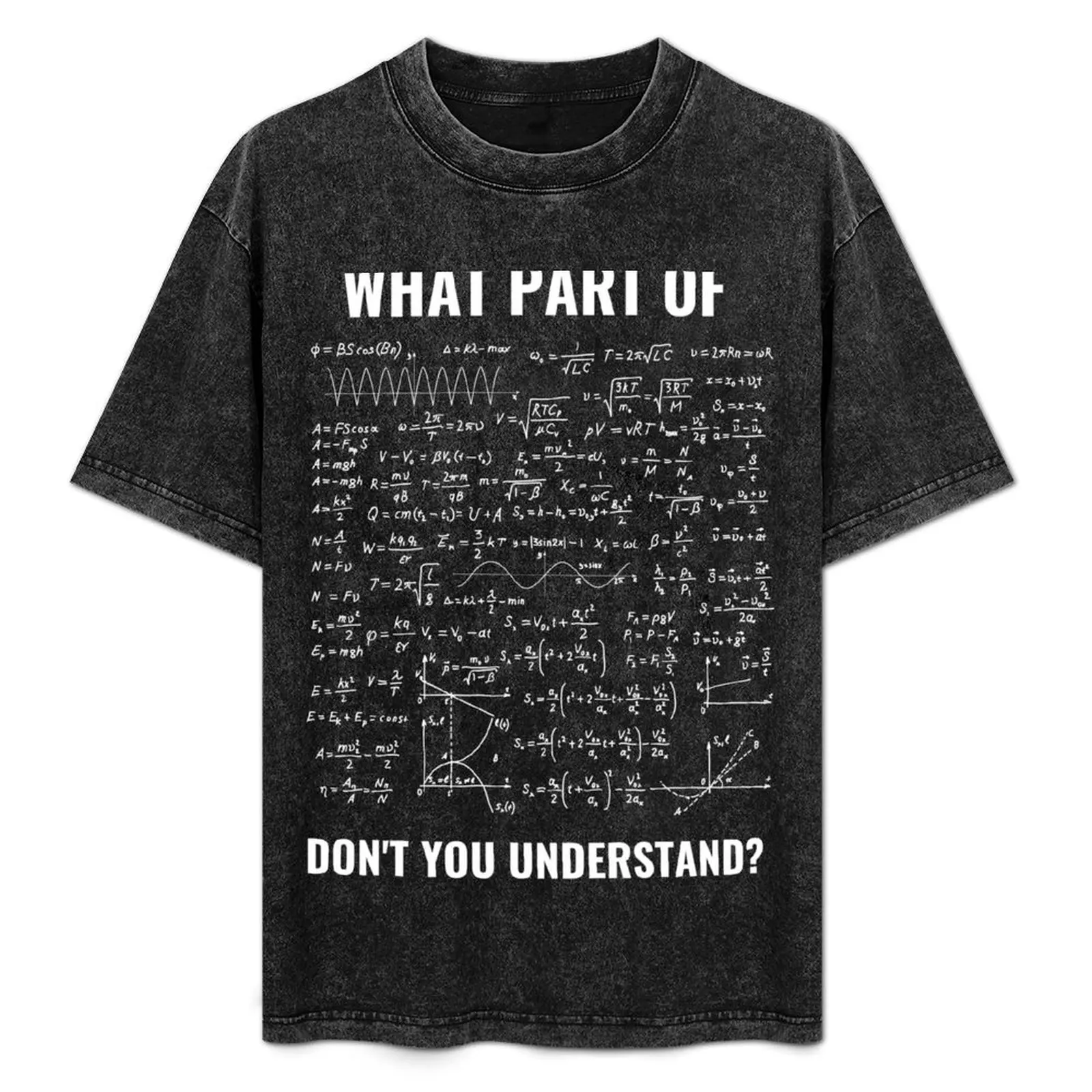 What part of equation don't you understand T-Shirt Retro Style Print Casual Top
What part of equation don't you understand T-Shirt Retro Style Print Casual Top