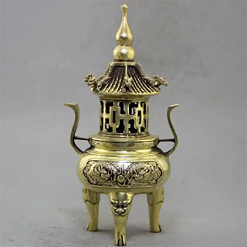 Copper Statue Collection level antique copper crafts gifts tower furnace bedroom living room decorations Chinese style soft hom
Copper Statue Collection level antique copper crafts gifts tower furnace bedroom living room decorations Chinese style soft hom
