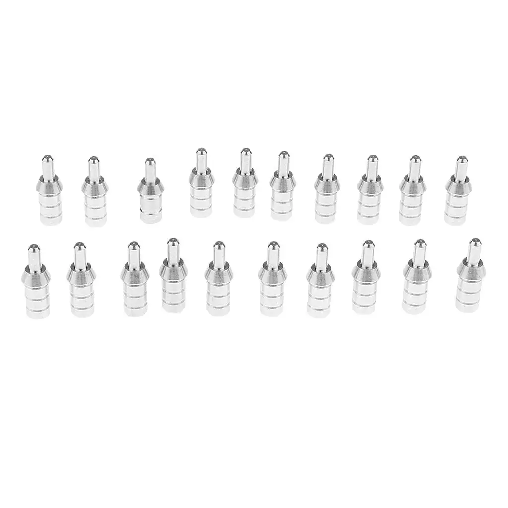 20 Pieces Archery Arrow Nock Pins Protect Arrow Ends Aluminum Accessory for ID 6.2mm Arrow Shaft Target Shooting
20 Pieces Archery Arrow Nock Pins Protect Arrow Ends Aluminum Accessory for ID 6.2mm Arrow Shaft Target Shooting