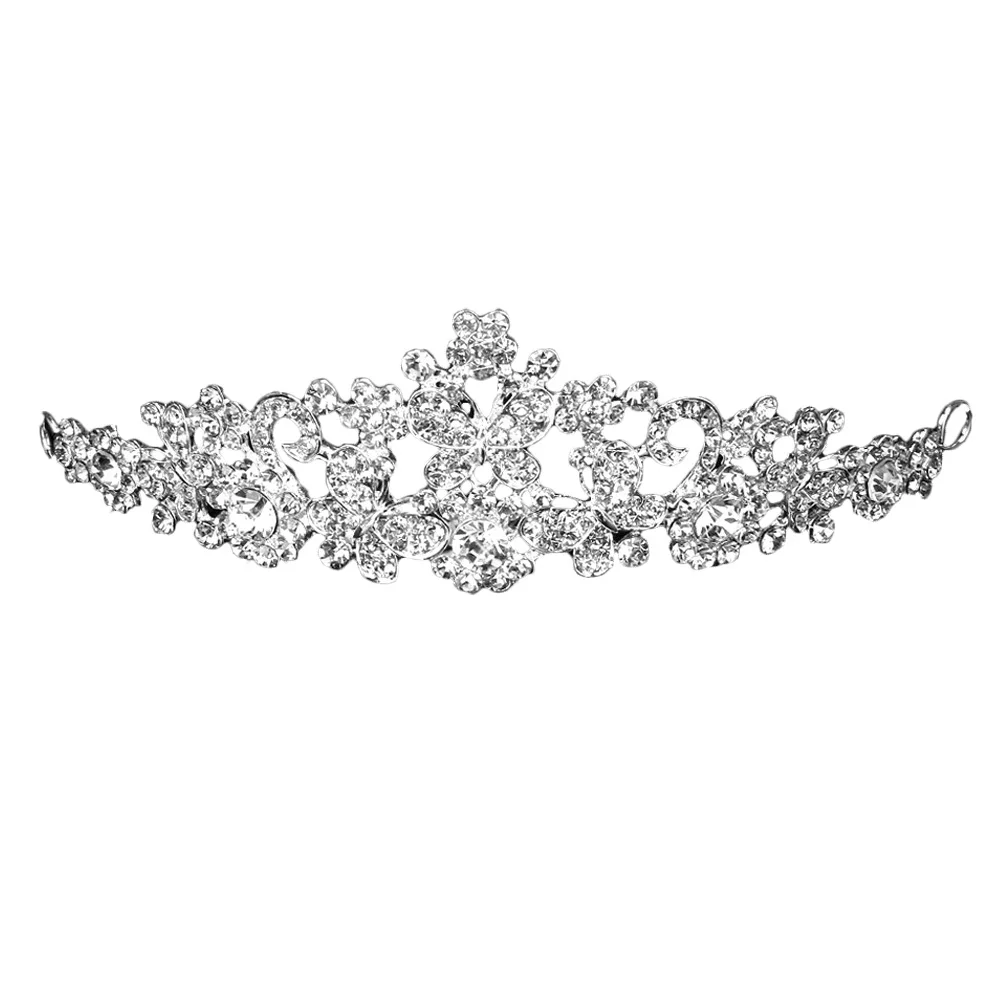 Flower Crown Headband 4cm Height 20cm Circumference Silver Crystal Rhinestone Bridal Bridesmaid Prom Hair
Flower Crown Headband 4cm Height 20cm Circumference Silver Crystal Rhinestone Bridal Bridesmaid Prom Hair