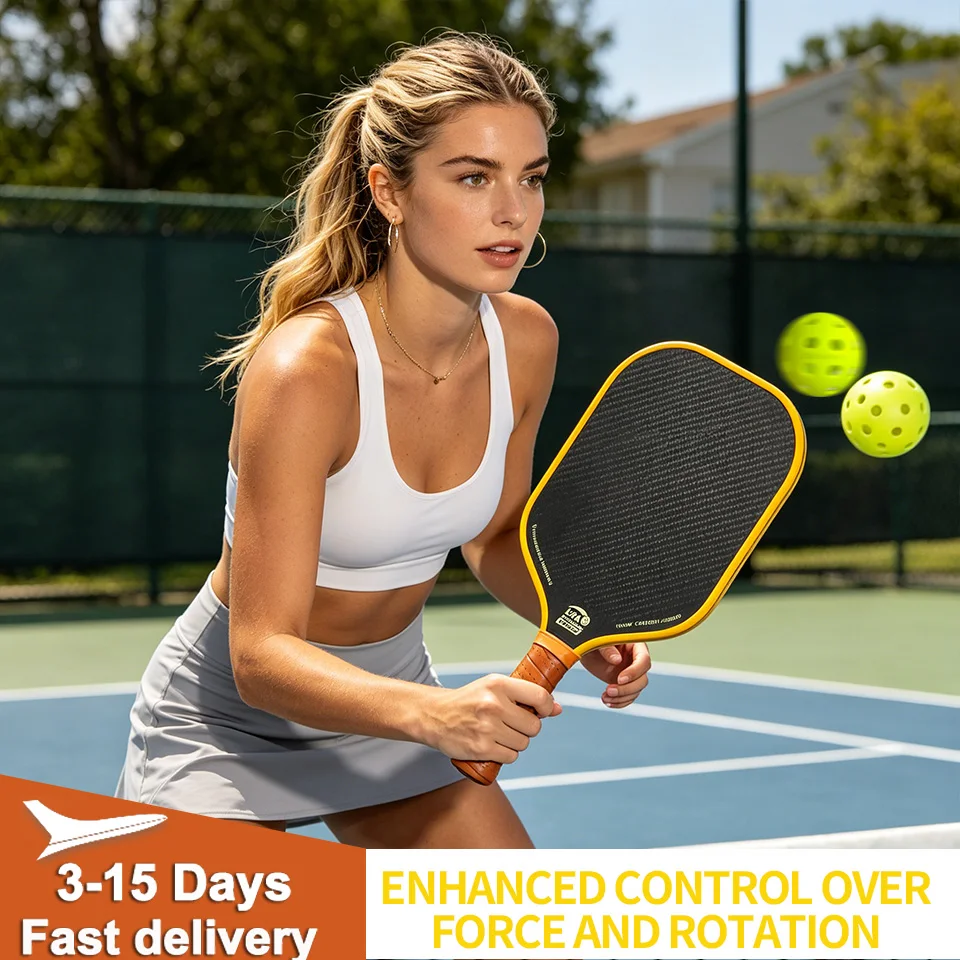 Professional Pickleball Paddle T700 Carbon Fiber 16MM Honeycomb Core USAPA Approved Anti-Slip Grip for Maximum Spin Power
Professional Pickleball Paddle T700 Carbon Fiber 16MM Honeycomb Core USAPA Approved Anti-Slip Grip for Maximum Spin Power