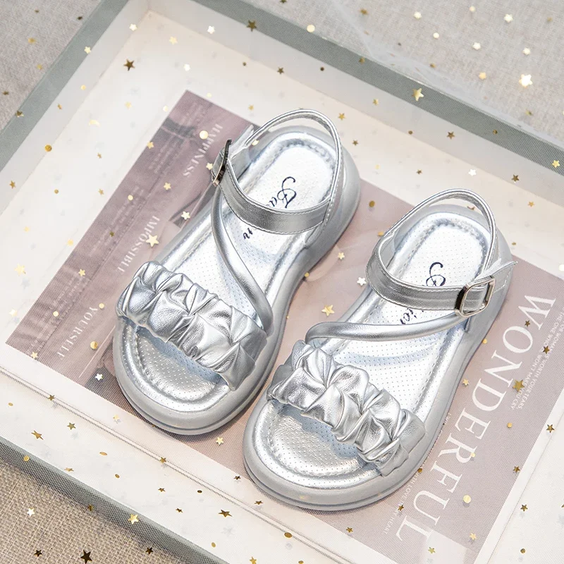 2025 Children Sandals for Girls Summer New Fashion Korean Style Soft Bottom Anti-slippery Versatile Simple Sweet Beach Shoes
2025 Children Sandals for Girls Summer New Fashion Korean Style Soft Bottom Anti-slippery Versatile Simple Sweet Beach Shoes