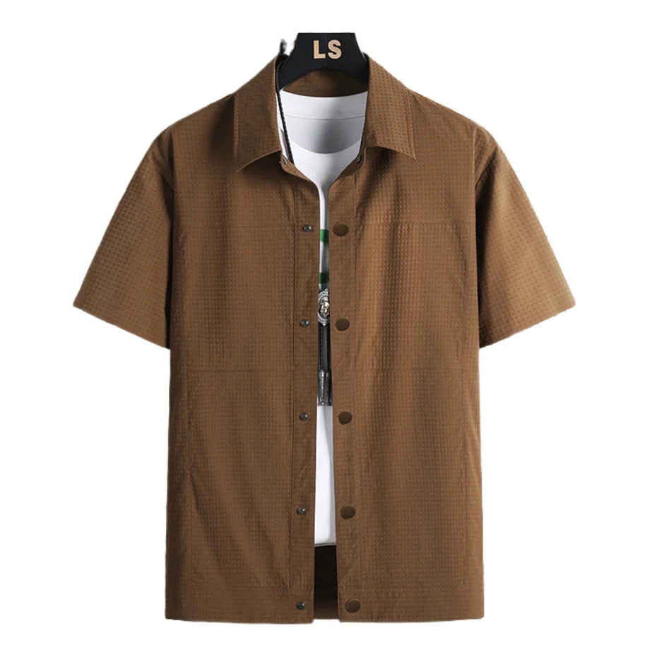 2026 New Summer Short Sleeve Shirts Men 8XL Plus Size Shirt Fashion Casual Solid Color Shirt Big Size 8XL
2026 New Summer Short Sleeve Shirts Men 8XL Plus Size Shirt Fashion Casual Solid Color Shirt Big Size 8XL