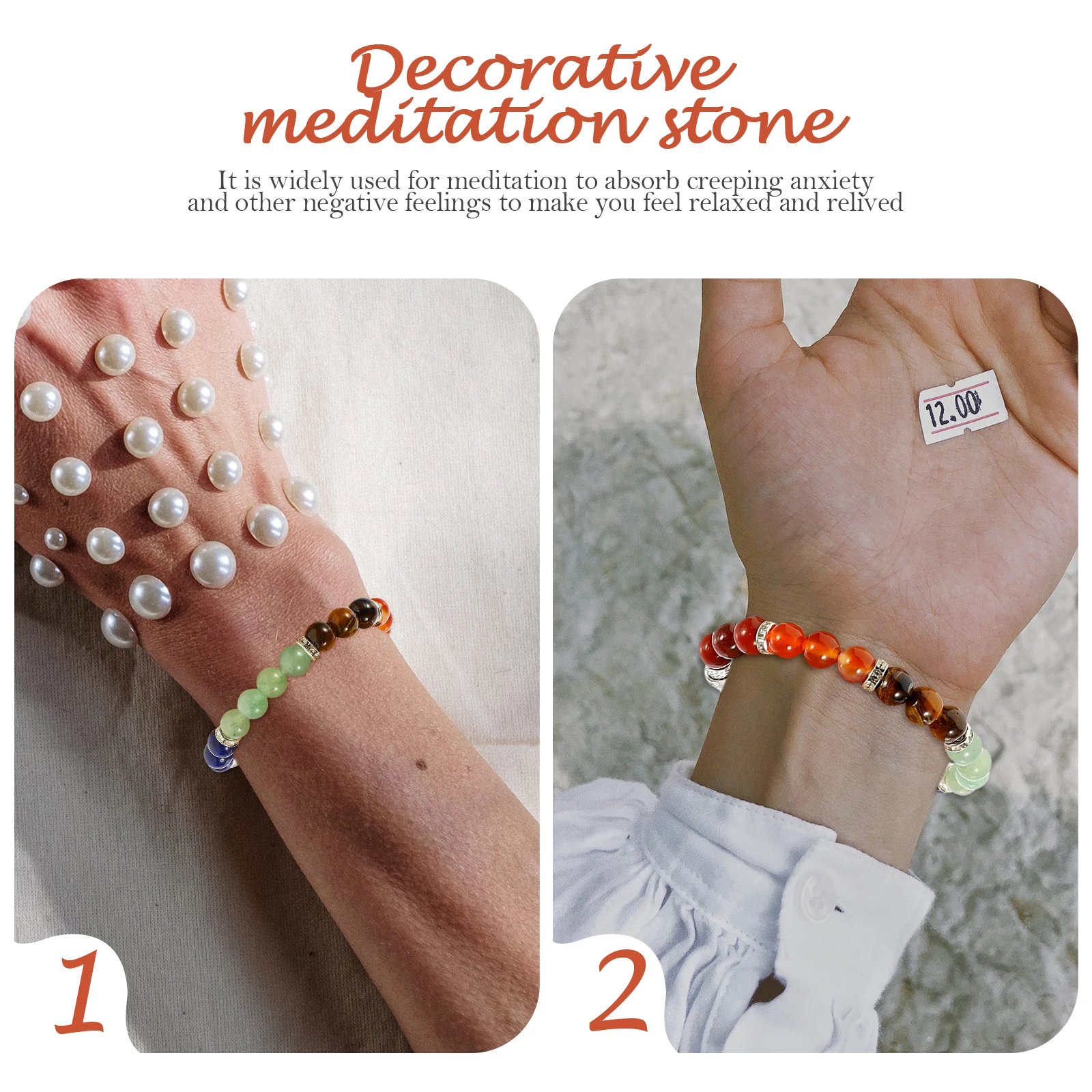 1 set Chakra Colorful Stone Bracelet Natural Wear-Resistant Portable Yoga Meditation Accessory Decorative Gift Box Included
1 set Chakra Colorful Stone Bracelet Natural Wear-Resistant Portable Yoga Meditation Accessory Decorative Gift Box Included