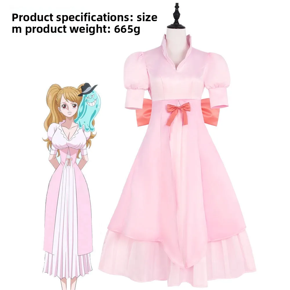 Anime One Piece Charlotte Pudding Cosplay Costume Women Princess Pink Lolita Dress Halloween Carnival Party Fantasy Clothing
Anime One Piece Charlotte Pudding Cosplay Costume Women Princess Pink Lolita Dress Halloween Carnival Party Fantasy Clothing