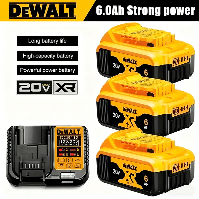 100% Original Dewalt 6.0Ah 20V/60V Power Tool Battery DCB206 DCB206 DCB205 DCB200 DCB203 For power tool,air transport
100% Original Dewalt 6.0Ah 20V/60V Power Tool Battery DCB206 DCB206 DCB205 DCB200 DCB203 For power tool,air transport