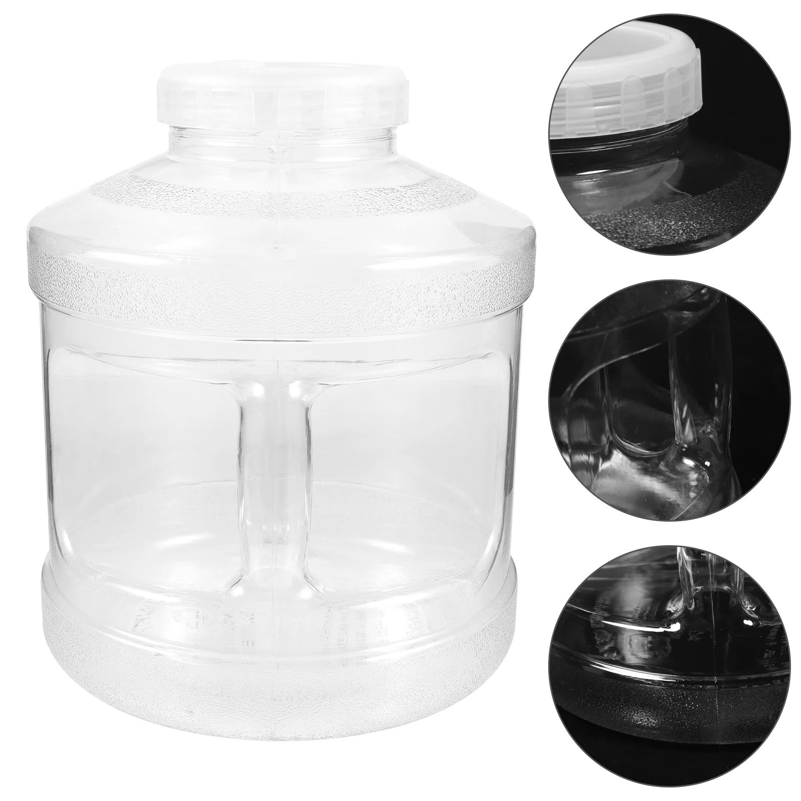 Large Capacity Water Bottle Portable Water Container Handle Reusable Pc Material Lightweight Leakproof Mineral Jug Storage
Large Capacity Water Bottle Portable Water Container Handle Reusable Pc Material Lightweight Leakproof Mineral Jug Storage