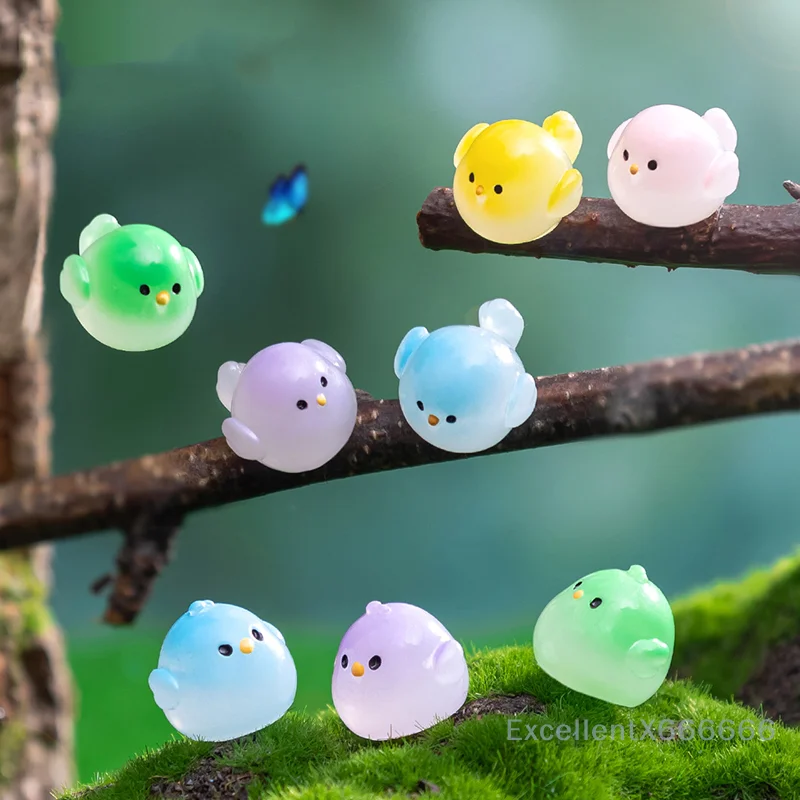 10Pcs Cartoon Luminous Skylark Chick Mini Resin Ornaments Miniature Figurines Creative DIY Home Decoration Accessories Gifts
10Pcs Cartoon Luminous Skylark Chick Mini Resin Ornaments Miniature Figurines Creative DIY Home Decoration Accessories Gifts
