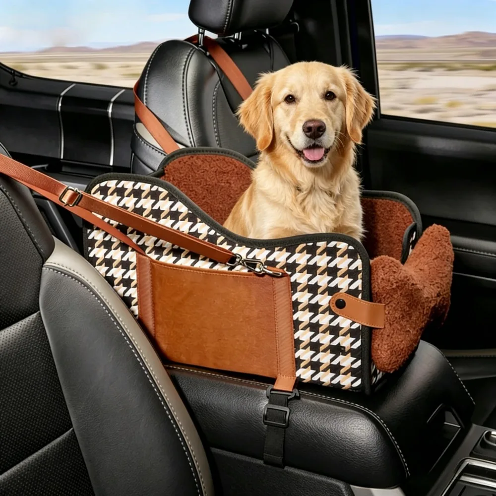 Center Console Armrest Dog Car Booster Seat, Portable Small Dog Puppy Safety Travel Pet Bed
Center Console Armrest Dog Car Booster Seat, Portable Small Dog Puppy Safety Travel Pet Bed