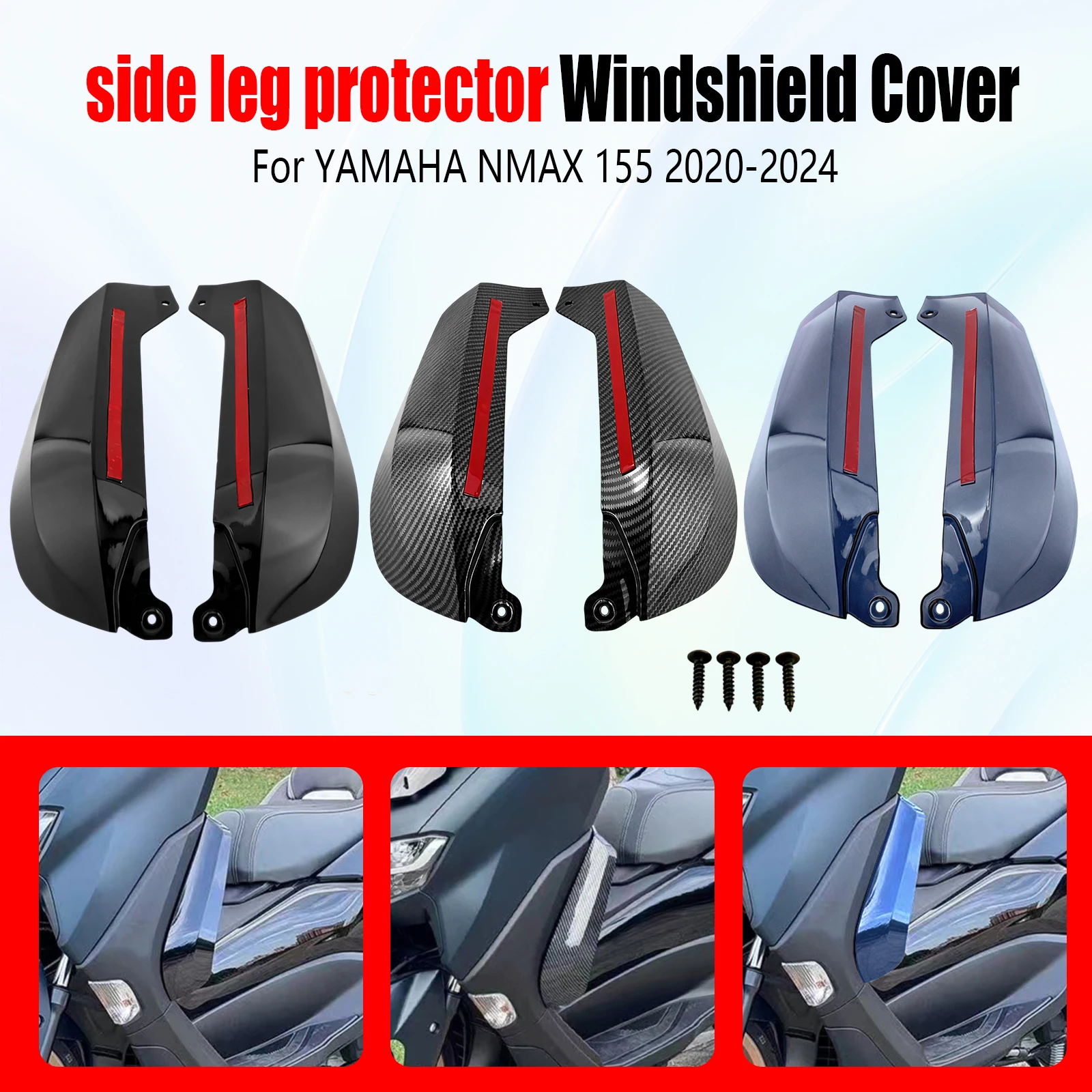 For YAMAHA NMAX 155 2020-2024 motorcycle Leg Guard Wind Deflector side leg protector Windshield Cover
For YAMAHA NMAX 155 2020-2024 motorcycle Leg Guard Wind Deflector side leg protector Windshield Cover