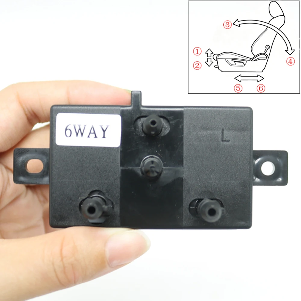 6 Ways Front Left Right Power Seat Adjuster Control Switch For Mazda CX-7 2007-2012 CX-9 2007-2009 CX-9 SPORT 2010-2015
6 Ways Front Left Right Power Seat Adjuster Control Switch For Mazda CX-7 2007-2012 CX-9 2007-2009 CX-9 SPORT 2010-2015