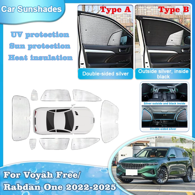 Car Sun Shade For Voyah Free Rabdan One 2022 2023 2024 2025 UV Protection Cover Sunshade Windshield Side Window Curtain Tools
Car Sun Shade For Voyah Free Rabdan One 2022 2023 2024 2025 UV Protection Cover Sunshade Windshield Side Window Curtain Tools