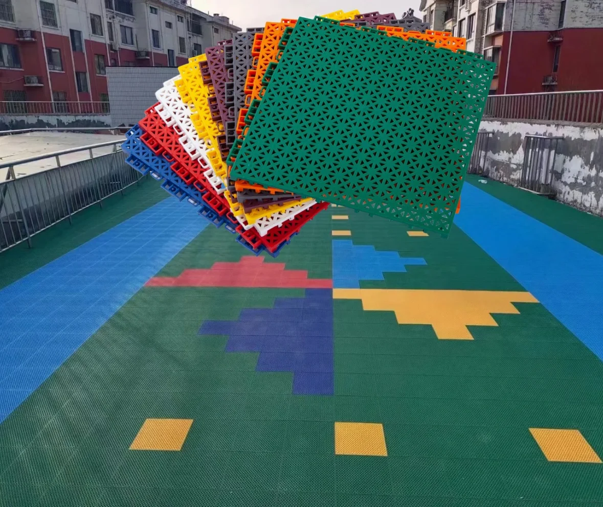 Suspended Floor Multi-Sport Flooring Colorful Portable Pp Plastic Outdoor Sports Flooring for Kindergarten, Playground
Suspended Floor Multi-Sport Flooring Colorful Portable Pp Plastic Outdoor Sports Flooring for Kindergarten, Playground