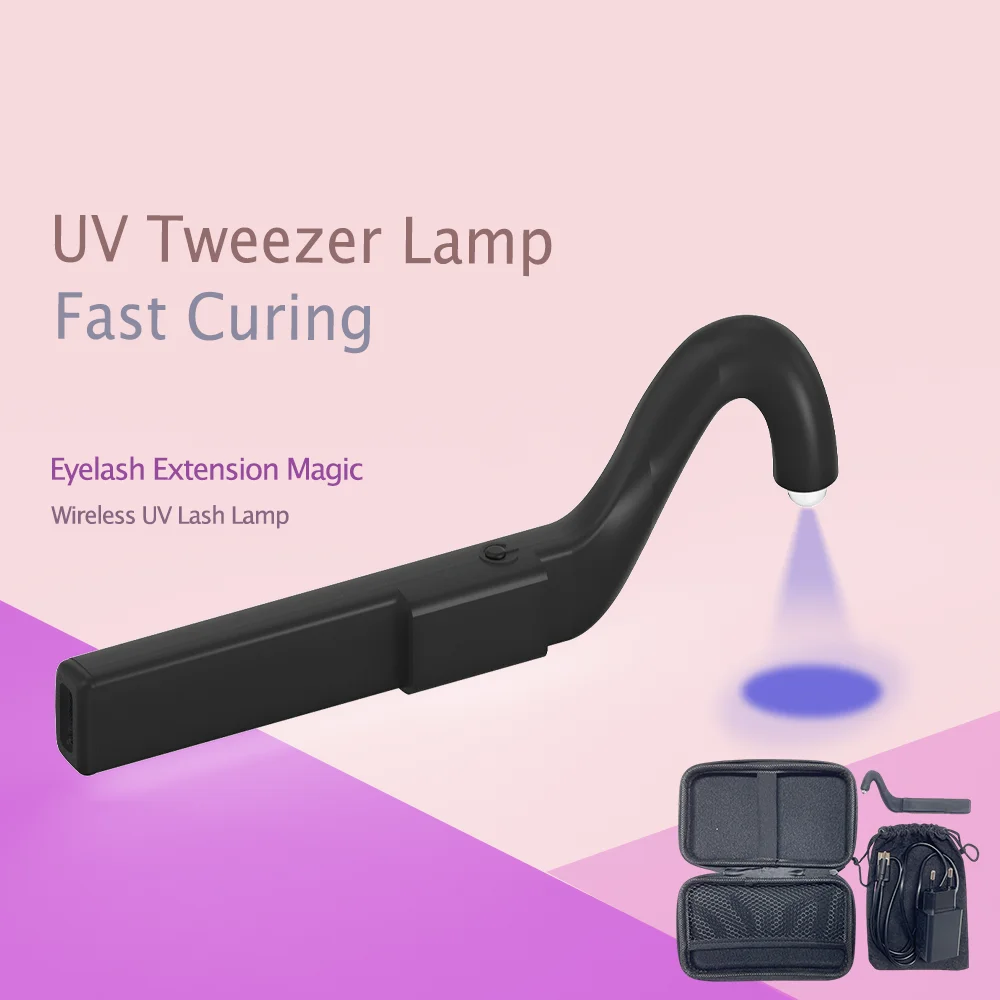 Fast Curing Handheld Led UV Light for Eyelash Extensions Mini Tweezers UV Lash Lamp
Fast Curing Handheld Led UV Light for Eyelash Extensions Mini Tweezers UV Lash Lamp