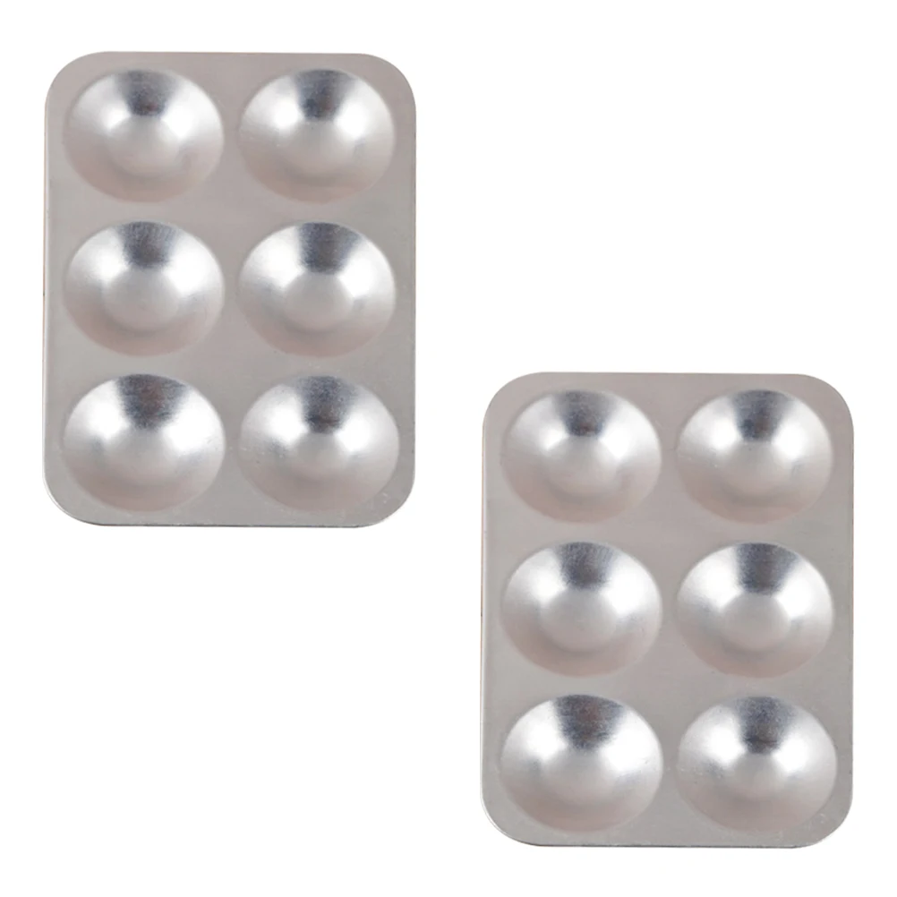 2 Pcs Palette Color Mixing Board Paint Tray Painting Supplies Trays Colour Aluminum Pigment Pallet
2 Pcs Palette Color Mixing Board Paint Tray Painting Supplies Trays Colour Aluminum Pigment Pallet