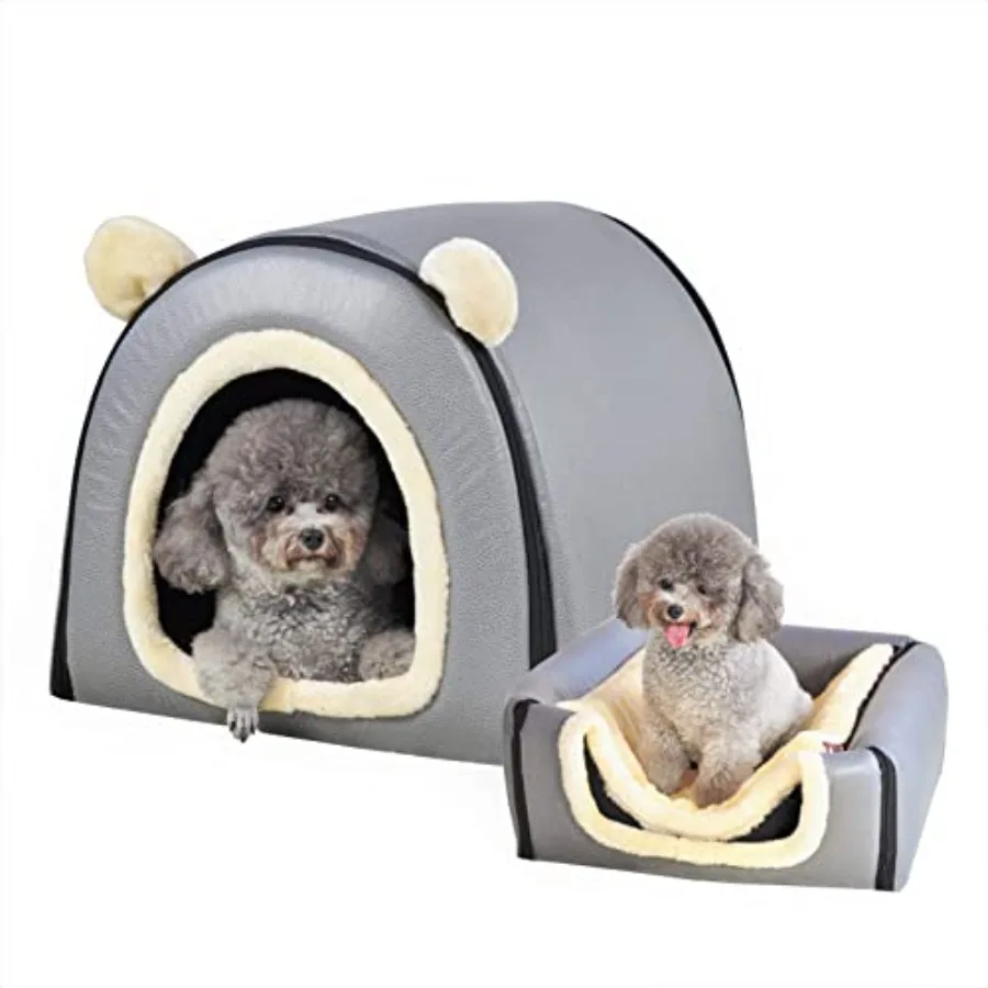 Dog Bed or Cat Bed2 Ways to Use Indoor Pet House with Fluffy Mat Removable and Washable Cover Splash-Proof House and Non-Slip B
Dog Bed or Cat Bed2 Ways to Use Indoor Pet House with Fluffy Mat Removable and Washable Cover Splash-Proof House and Non-Slip B