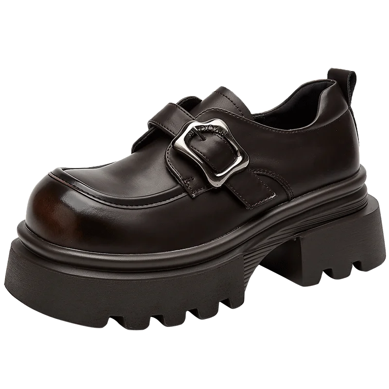 Women's Thick-Heeled Thick-Soled Large-Toe Loafers, Casual and Versatile Women's Shoes
Women's Thick-Heeled Thick-Soled Large-Toe Loafers, Casual and Versatile Women's Shoes