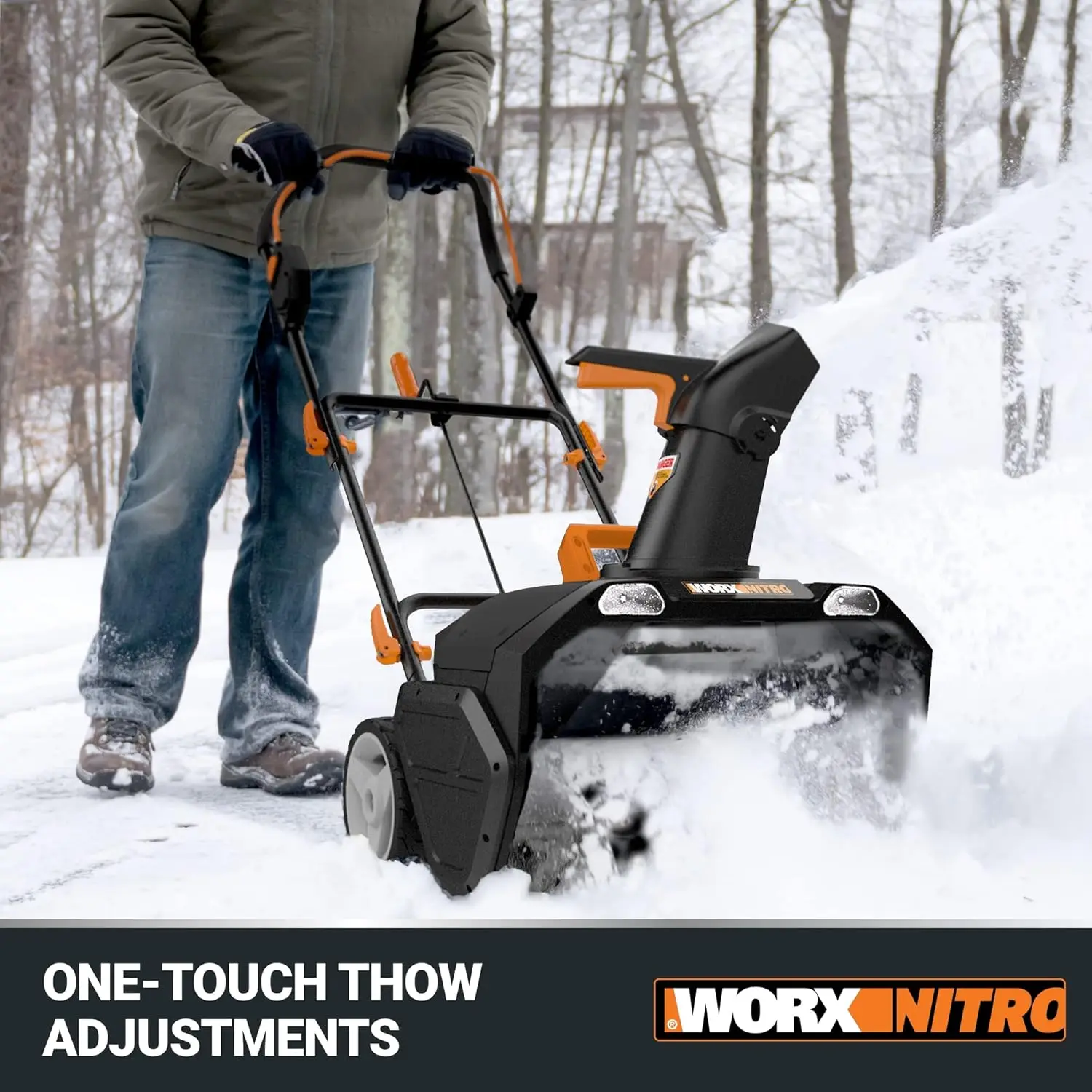 Worx 40V 20" Cordless Snow Blower Power Share with Brushless Motor - WG471 (Batteries & Charger Included)
Worx 40V 20" Cordless Snow Blower Power Share with Brushless Motor - WG471 (Batteries & Charger Included)