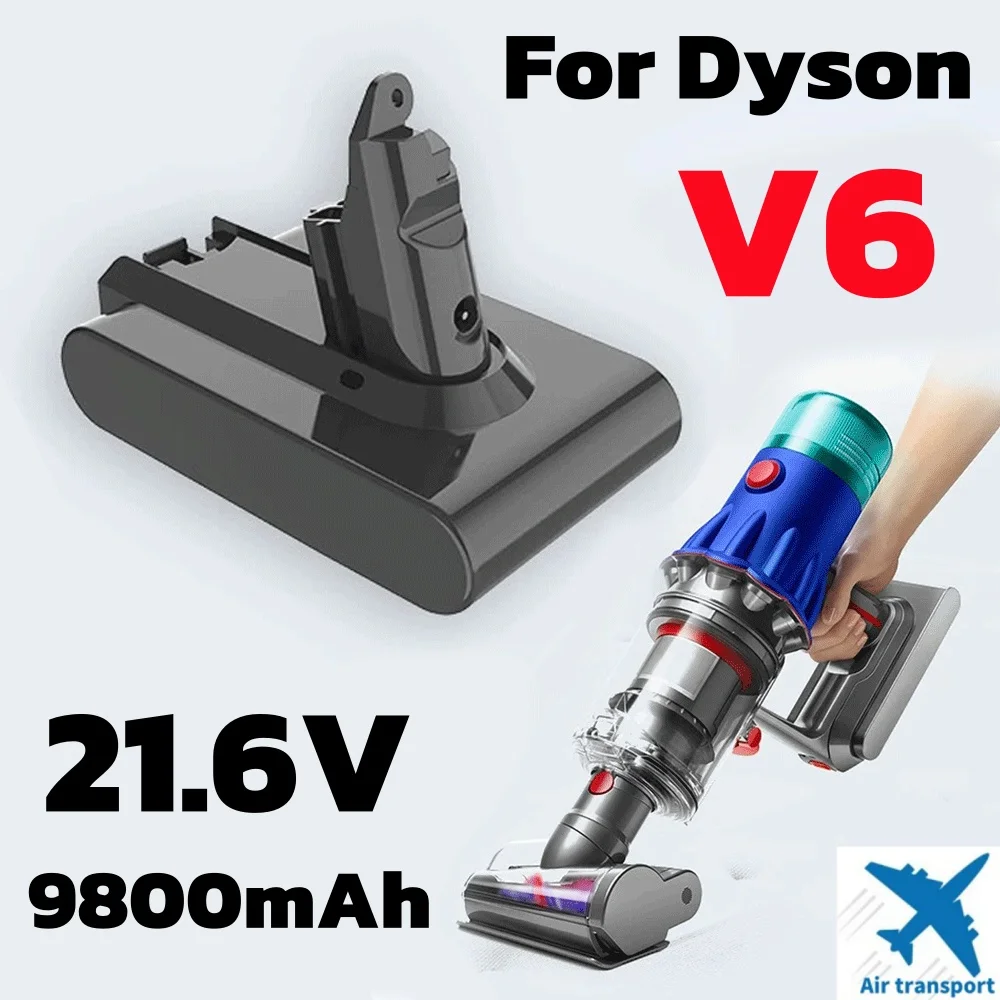 9800mAh for Dyson V6 Rechargeable Bateria Vacuum Cleaner Battery Battery for 18650 Battery Cel
9800mAh for Dyson V6 Rechargeable Bateria Vacuum Cleaner Battery Battery for 18650 Battery Cel