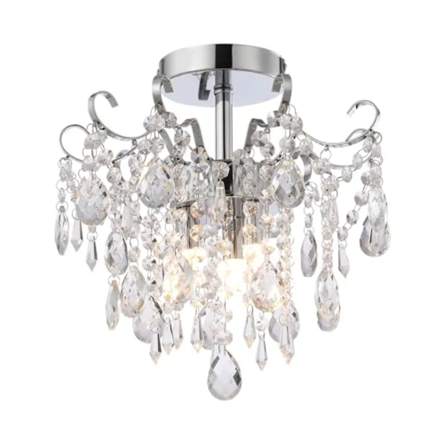 Mini Chandelier Crystal Ceiling LightSmall Crystal Chandelier Flush Mount Ceiling Light Fixtures for Bedroom Hallway Entryway L
Mini Chandelier Crystal Ceiling LightSmall Crystal Chandelier Flush Mount Ceiling Light Fixtures for Bedroom Hallway Entryway L