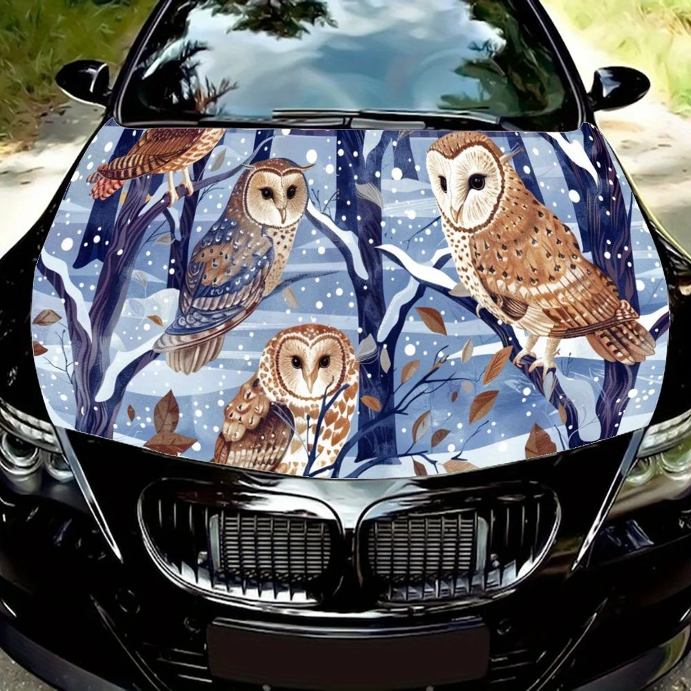 Owls, Snow, Trees, Twinkling Stars Car Hood Wrap Color Vinyl Sticker Truck Graphic Bonnet Auto Accessories Decoration Decal Gift
Owls, Snow, Trees, Twinkling Stars Car Hood Wrap Color Vinyl Sticker Truck Graphic Bonnet Auto Accessories Decoration Decal Gift