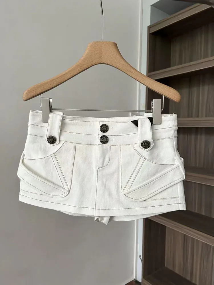 American Cargo Denim Shorts Skirt Women Y2K Summer Low Waist Sexy Bodycon Mini Skirt Fashion Streetwear All Match A Line Skirts
American Cargo Denim Shorts Skirt Women Y2K Summer Low Waist Sexy Bodycon Mini Skirt Fashion Streetwear All Match A Line Skirts