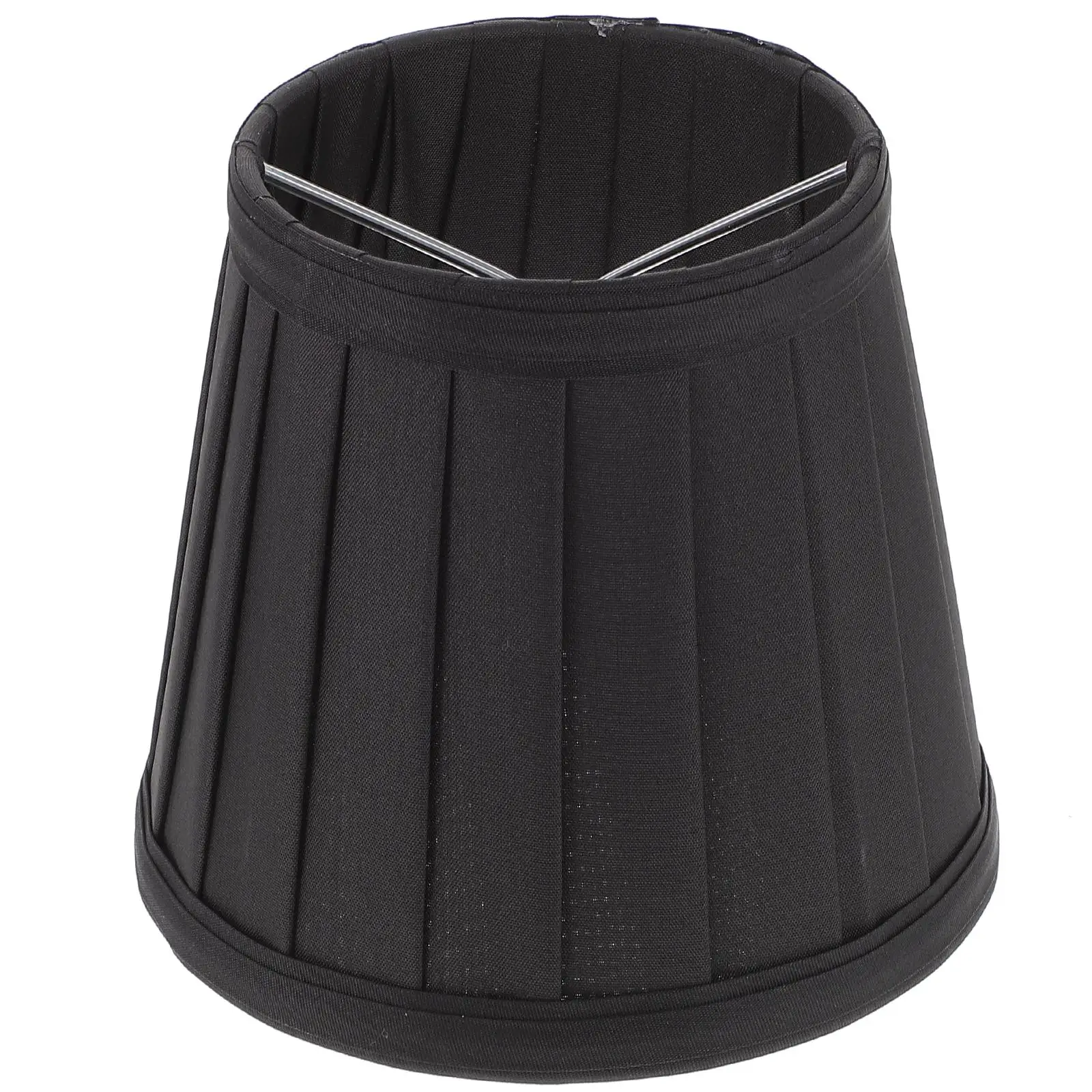European Style Lampshade Accessories Black Pleated Cloth Cover for Table Lamp Ceiling Light Shades Small Vintage Barrel
European Style Lampshade Accessories Black Pleated Cloth Cover for Table Lamp Ceiling Light Shades Small Vintage Barrel