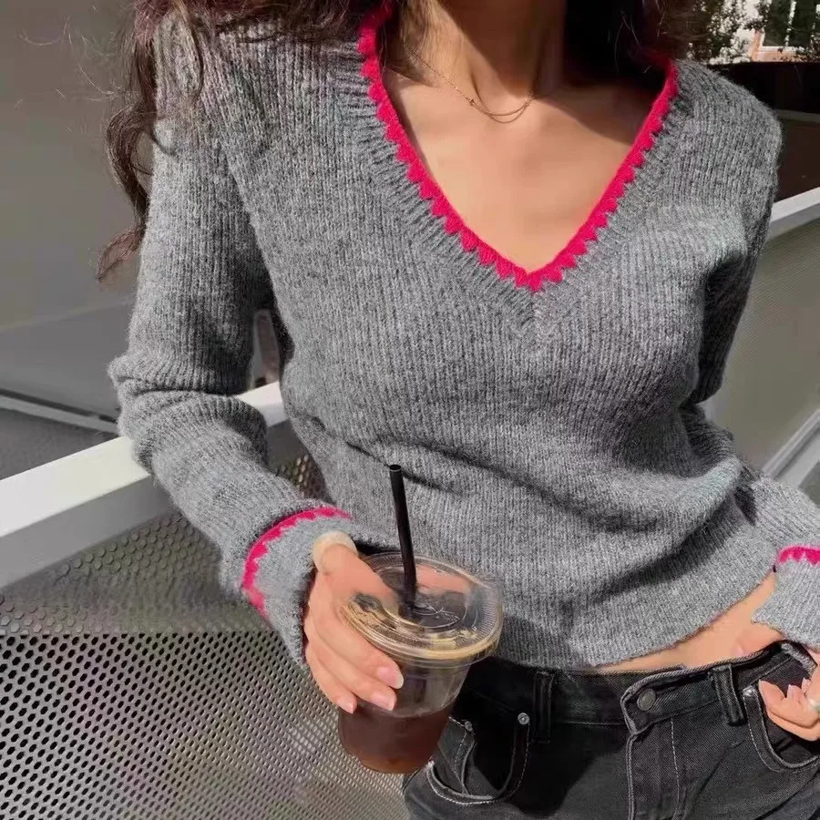 DSMTRC 2025 New Woman Autumn Y2k Long Sleeve Cropped Sweater Vintage Style Kintted Streetwear Pullovers Inner Wear Jumpers
DSMTRC 2025 New Woman Autumn Y2k Long Sleeve Cropped Sweater Vintage Style Kintted Streetwear Pullovers Inner Wear Jumpers