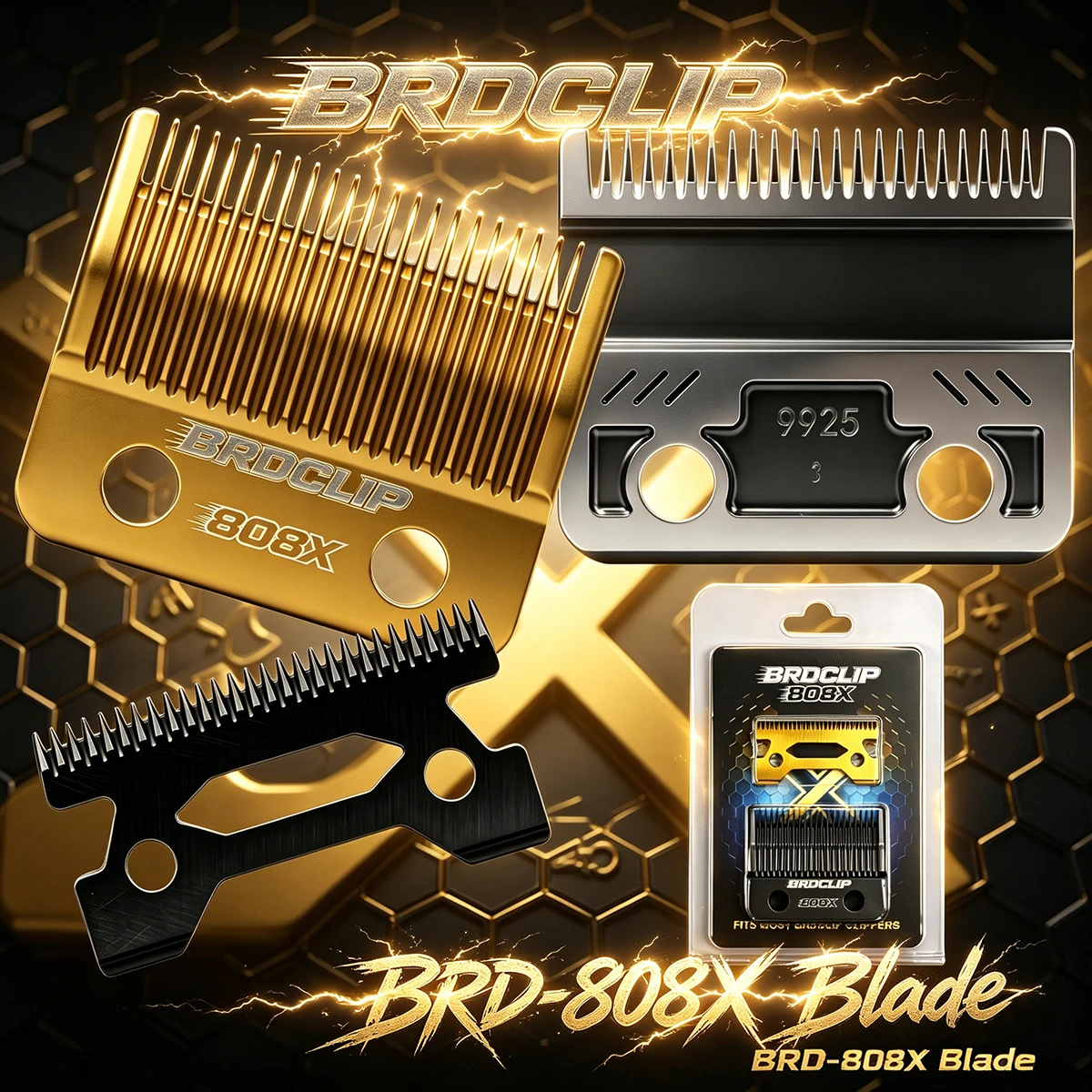BRDCLIP Professional standard hair clipper blade BRD-808X Ceramic silent blade For multiple:8148, BRD-106, 108, FA1C, M10, R77F
BRDCLIP Professional standard hair clipper blade BRD-808X Ceramic silent blade For multiple:8148, BRD-106, 108, FA1C, M10, R77F