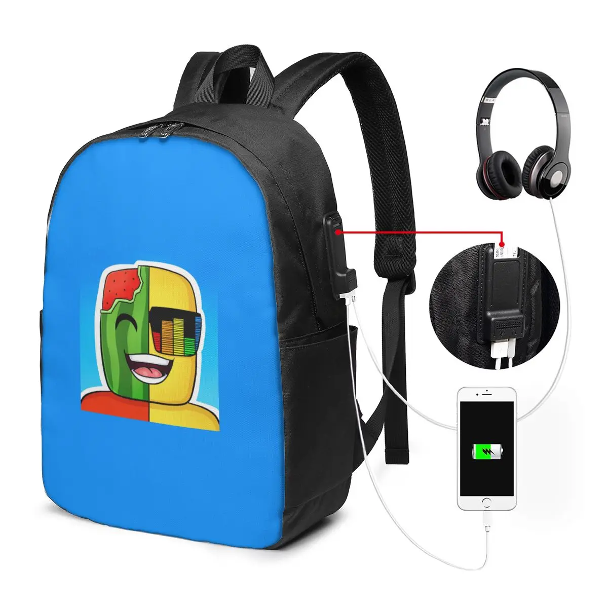 Sunny And Melon Backpack Travel Notebook Bag Computer College Student School Bag Laptop Shoulder Bags for Men Women
Sunny And Melon Backpack Travel Notebook Bag Computer College Student School Bag Laptop Shoulder Bags for Men Women