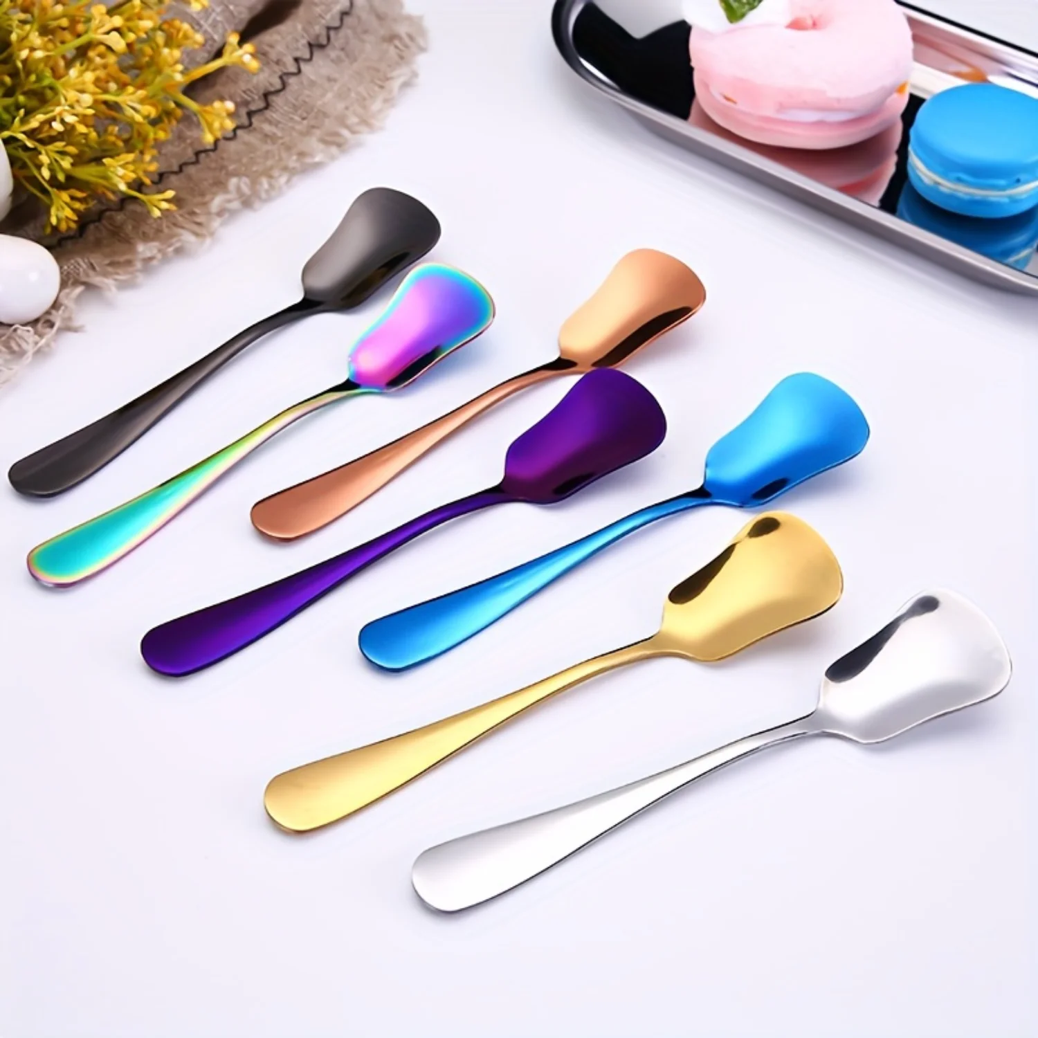 3-Piece Stainless Steel Dessert Spoon Set - Perfect For Ice Cream, Coffee, Yogurt & Honey - Durable Kitchen & Restaurant
3-Piece Stainless Steel Dessert Spoon Set - Perfect For Ice Cream, Coffee, Yogurt & Honey - Durable Kitchen & Restaurant