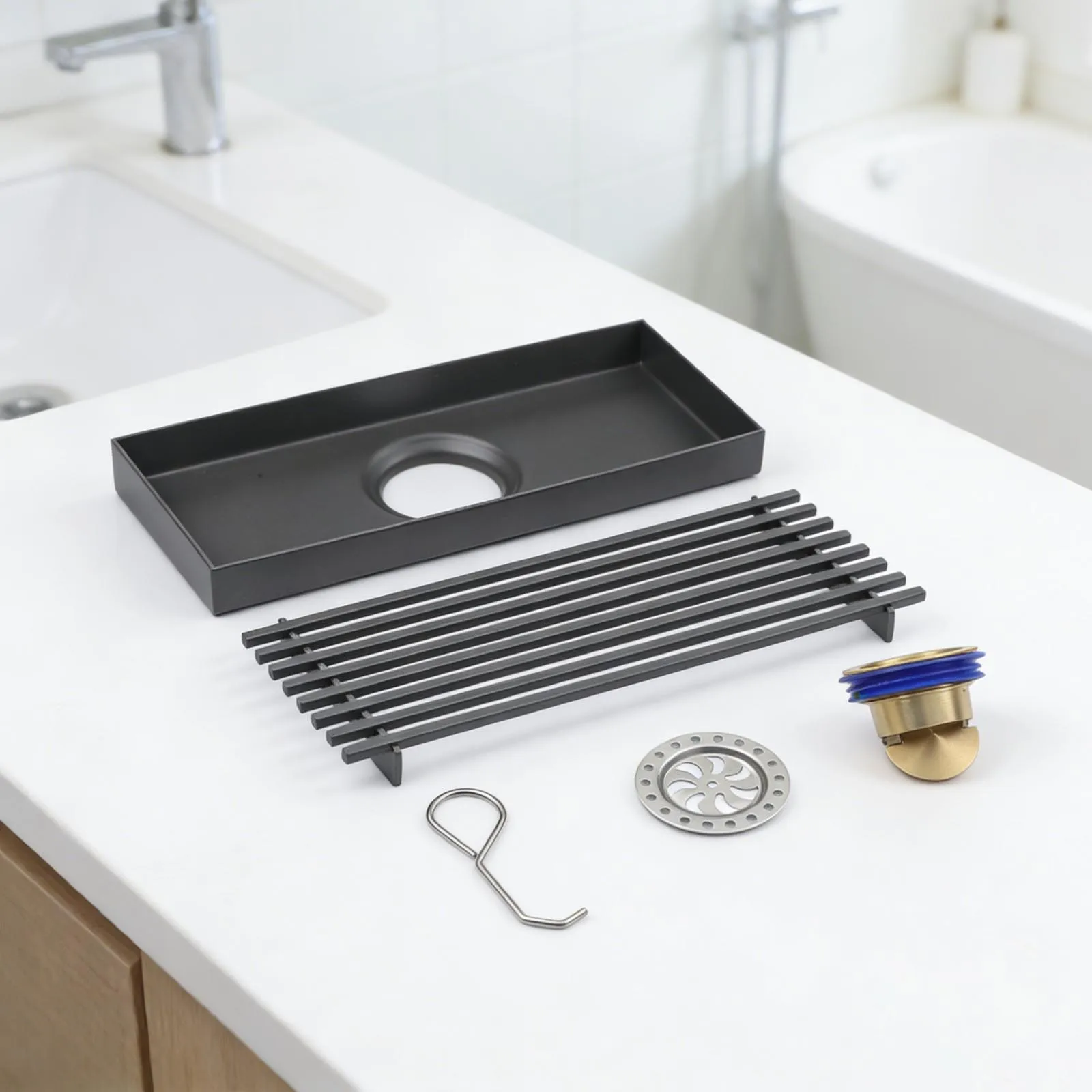 Long Floor Drain in 304 Stainless Steel for Efficient Water Drainage and Isolation Suitable for Various Pipe Sizes
Long Floor Drain in 304 Stainless Steel for Efficient Water Drainage and Isolation Suitable for Various Pipe Sizes