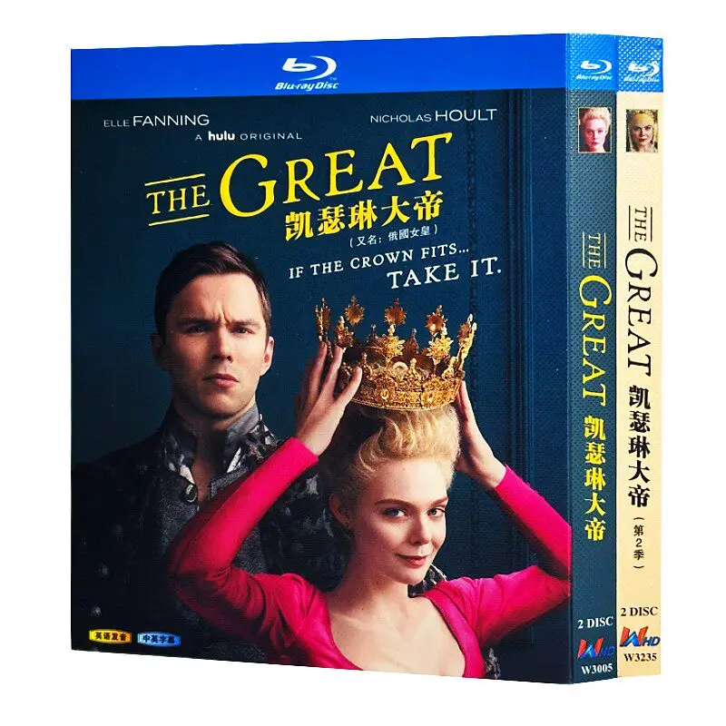 Blu-ray Ultra HD Western TV Series: The Great / Catherine the Great Seasons 1–2 BD Box Set
Blu-ray Ultra HD Western TV Series: The Great / Catherine the Great Seasons 1–2 BD Box Set