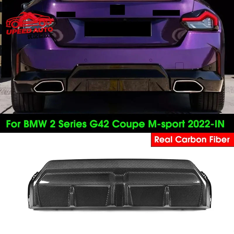 Suitable for Rear Lip Diffuser BMW 2 Series G42 Coupe M-sport 2022-IN Real Dry Carbon Fiber Bumper Lips Diffusers Car Styling
Suitable for Rear Lip Diffuser BMW 2 Series G42 Coupe M-sport 2022-IN Real Dry Carbon Fiber Bumper Lips Diffusers Car Styling