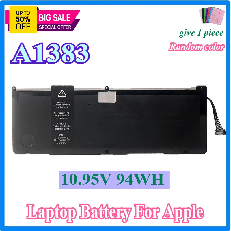 A1383 Laptop Battery For Apple MacBook Pro 17" 2011 A1297 020-7149-A10 MC725LL/A MD311LL/A MB604LL/A
A1383 Laptop Battery For Apple MacBook Pro 17" 2011 A1297 020-7149-A10 MC725LL/A MD311LL/A MB604LL/A