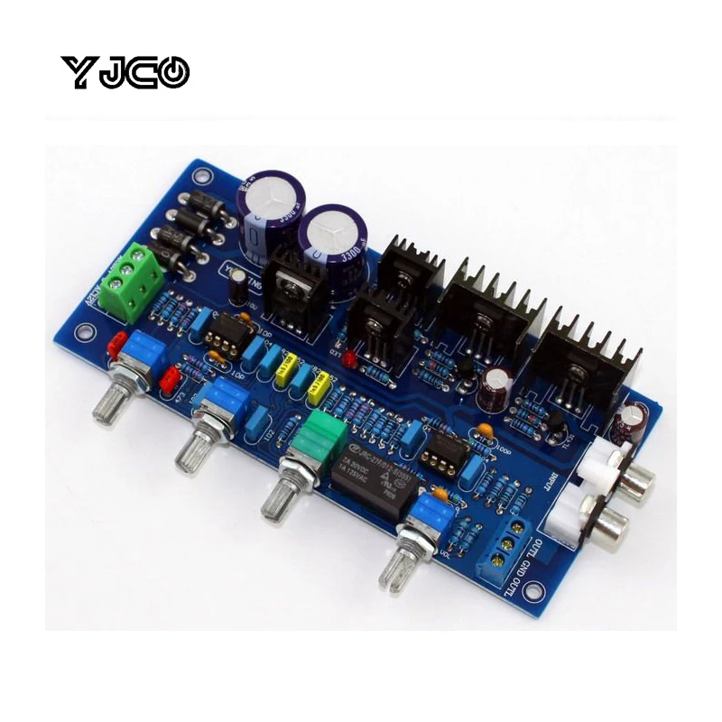 YJCO YJ0023 Class A NE5532 Tone Control Board HiFi Audio Preamplifier Board with Bass Mid Treble Adjustment
YJCO YJ0023 Class A NE5532 Tone Control Board HiFi Audio Preamplifier Board with Bass Mid Treble Adjustment