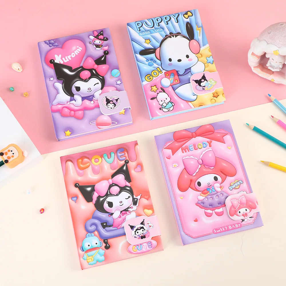 Cute Cartoon Sanrio Kuromi Hard Surface Handbook Exquisite Set Illustration Note Book Girl Heart High Value Notebook Gift
Cute Cartoon Sanrio Kuromi Hard Surface Handbook Exquisite Set Illustration Note Book Girl Heart High Value Notebook Gift