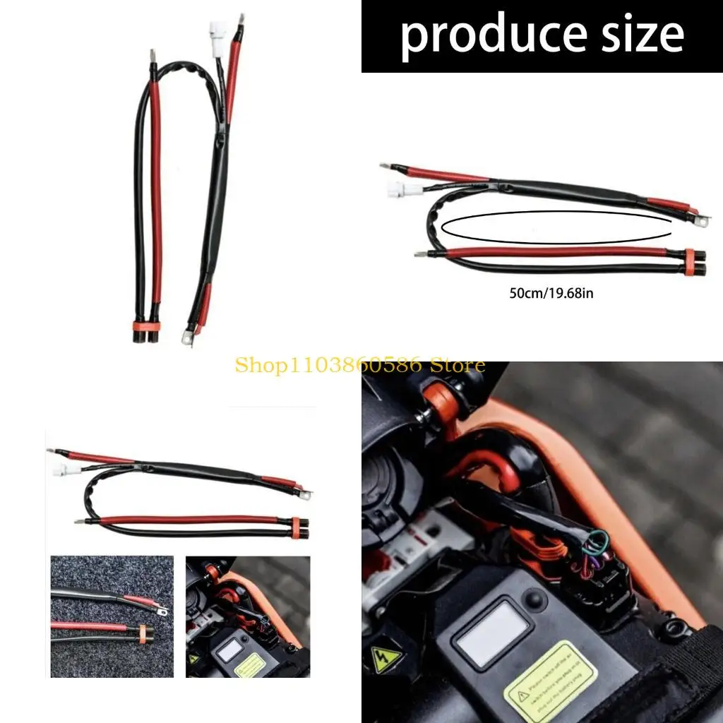 242A High Durability Black ABS Power Connector Cable Cord for E Bike Battery System
242A High Durability Black ABS Power Connector Cable Cord for E Bike Battery System