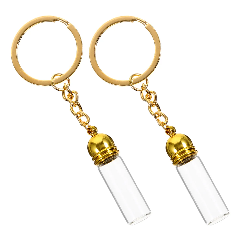 2 Pcs Transparent Glass Perfume Bottle Refillable Travel Bottles Holder Empty Size Mini Keychain
2 Pcs Transparent Glass Perfume Bottle Refillable Travel Bottles Holder Empty Size Mini Keychain
