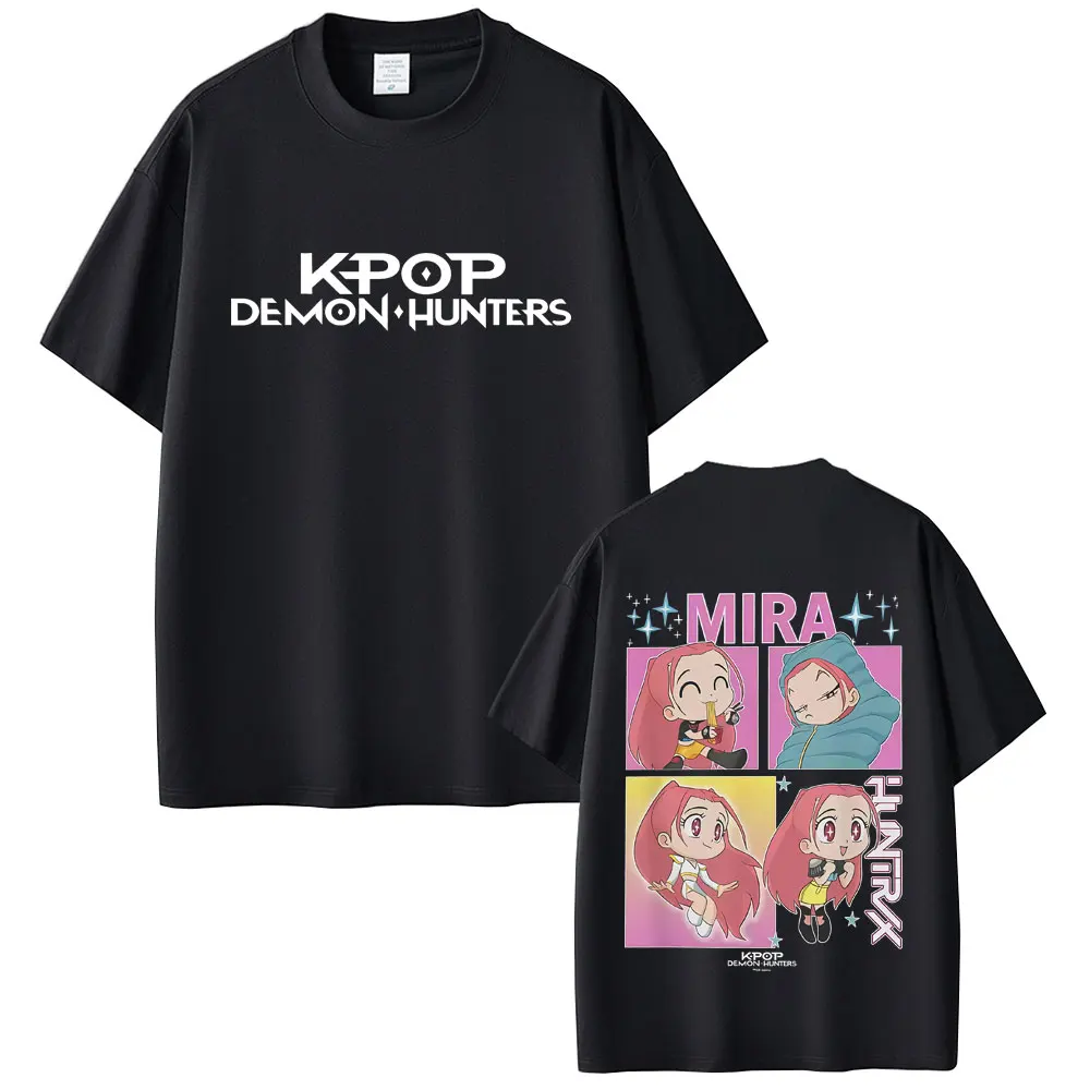 Movie Kpop Demon Hunters Rumi Mira Zoey Graphic T-shirts Men Women Casual Cartoon T Shirts Unisex Oversized Streetwear Fans Gift
Movie Kpop Demon Hunters Rumi Mira Zoey Graphic T-shirts Men Women Casual Cartoon T Shirts Unisex Oversized Streetwear Fans Gift