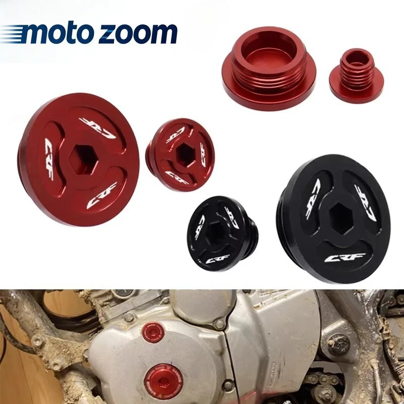 CRF Engine Timing Plug For CRF150R CRF250R CRF450R CRF450X Clutch Rear Brake Fluid Reservoir Cover Engine Oil Valve Cap Cover
CRF Engine Timing Plug For CRF150R CRF250R CRF450R CRF450X Clutch Rear Brake Fluid Reservoir Cover Engine Oil Valve Cap Cover