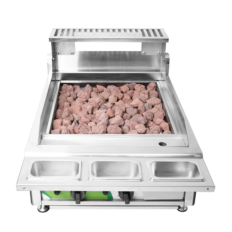 U Shape Burner Gas Lava Rock Grill And Charbroiler Even Heating Commercial Countertop LRG-60
U Shape Burner Gas Lava Rock Grill And Charbroiler Even Heating Commercial Countertop LRG-60