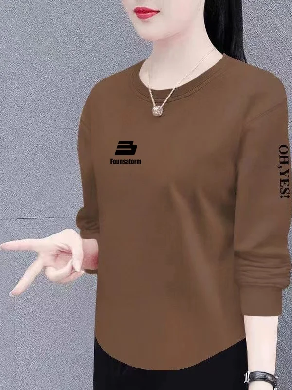 Fashionable Long Sleeve Loose Mommy Clothes for Middle-Aged And Elderly Women Slimming Layering Tops Anti-Aging T-Shirt
Fashionable Long Sleeve Loose Mommy Clothes for Middle-Aged And Elderly Women Slimming Layering Tops Anti-Aging T-Shirt