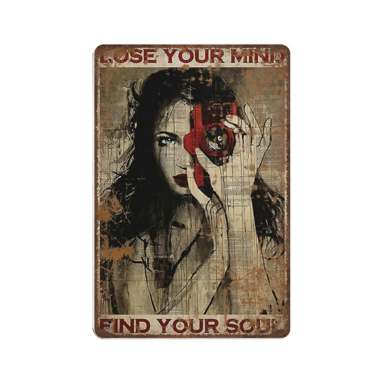 Retro Durable Thick Metal Sign,Lose Your Mind Find Your Soul Tin Sign,Vintage Wall Decor,Novelty Signs for Home Kitchen Cafe Bar
Retro Durable Thick Metal Sign,Lose Your Mind Find Your Soul Tin Sign,Vintage Wall Decor,Novelty Signs for Home Kitchen Cafe Bar