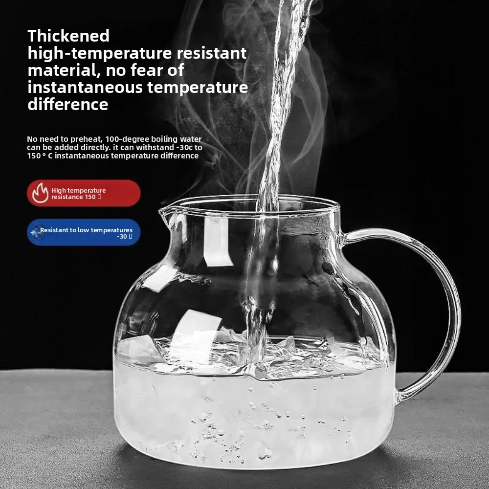 1/1.8L Glass Water Pitcher Heat Resisttant High Borosilicate Glass Coffee Tea Pot Large Capacity with Lid Iced Tea Juice Jug
1/1.8L Glass Water Pitcher Heat Resisttant High Borosilicate Glass Coffee Tea Pot Large Capacity with Lid Iced Tea Juice Jug
