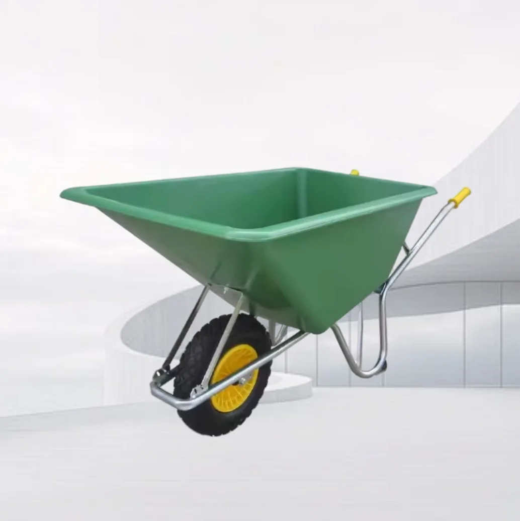 Heavy Duty Metal Industrial Wheelbarrow Manual Hand Cart Trolley for Construction Garden
Heavy Duty Metal Industrial Wheelbarrow Manual Hand Cart Trolley for Construction Garden
